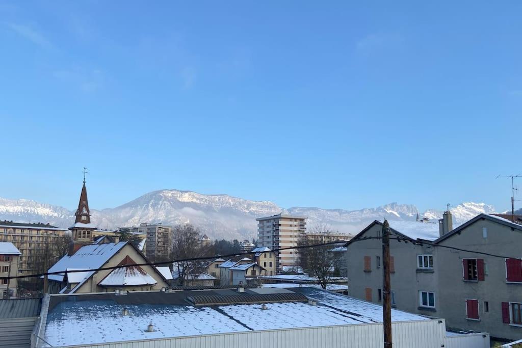 La Parenthese - Annecy- Grande Terrasse - Chambre - Garage Esterno foto